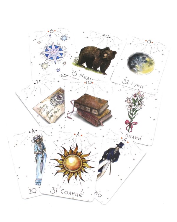 Ленорман Мини (36 карт + инструкция. Арт: 4888)
