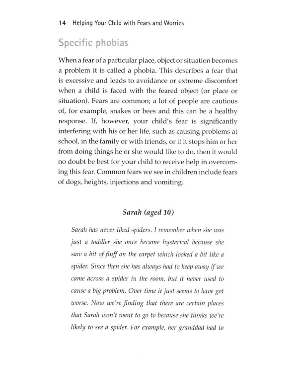 Helping Your Child with Fears and Worries 2nd Edition: A self-help guide for parents