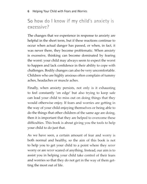 Helping Your Child with Fears and Worries 2nd Edition: A self-help guide for parents