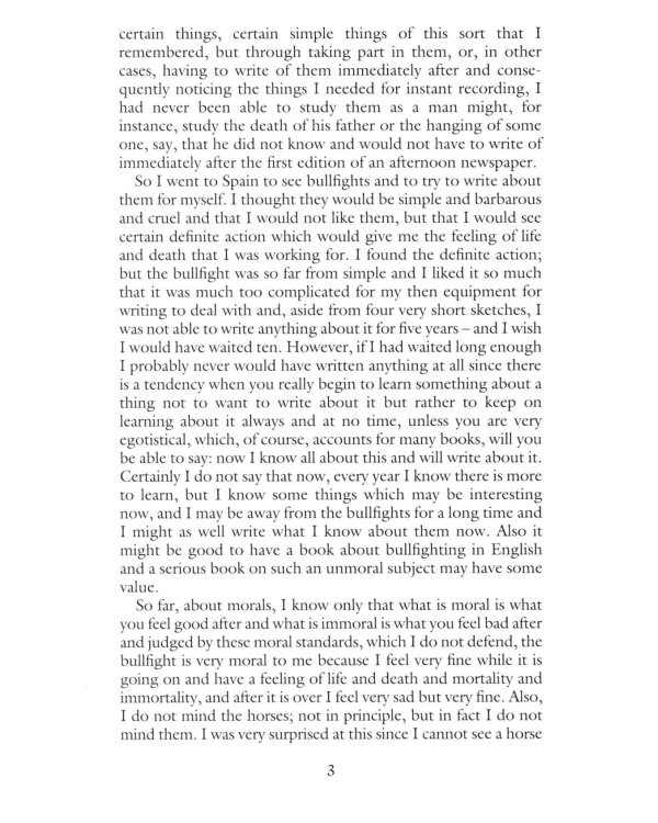 Death in the Afternoon