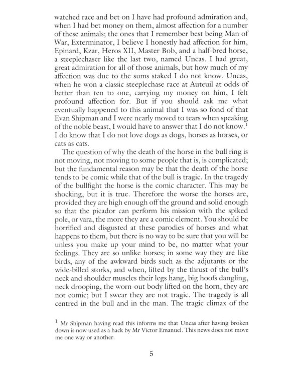 Death in the Afternoon