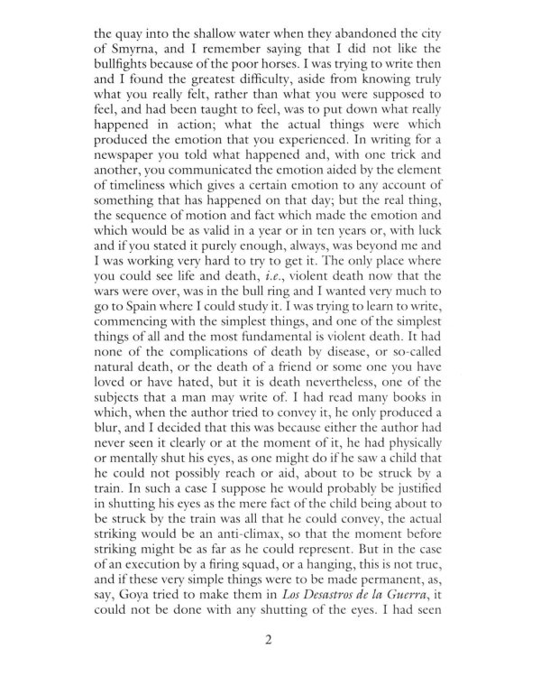 Death in the Afternoon