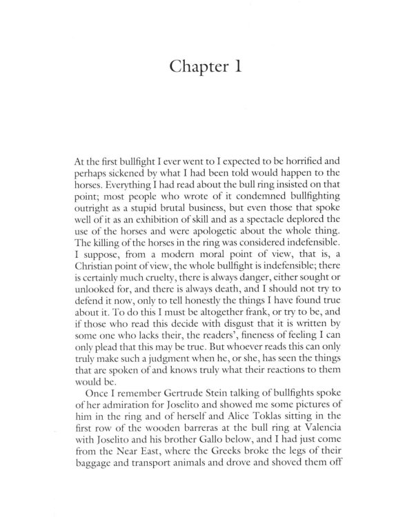 Death in the Afternoon