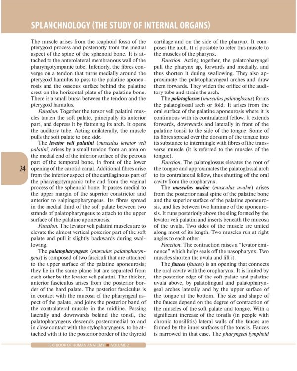 Textbook of Human Anatomy. In 3 vol. Vol. 2: Splanchnology and cardiovascular system: на англ.яз