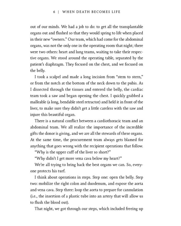 How Death Becomes Life- Notes from a Transplant Surgeon