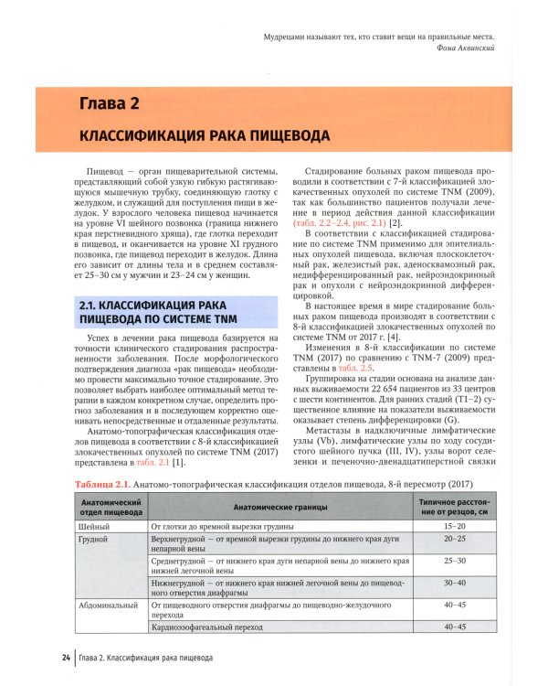Рак пищевода: диагностика и комплексное лечение