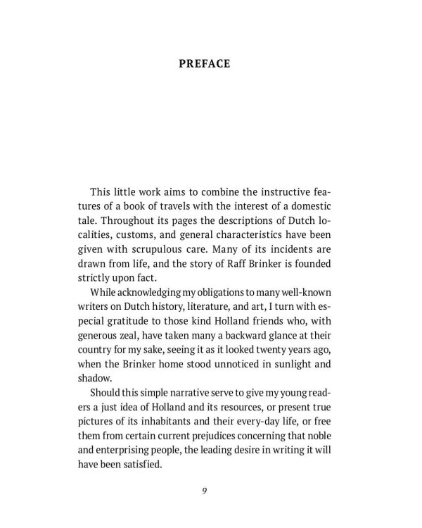 Hans Brinker: Or The Silver Skates