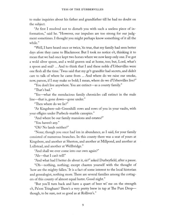 Tess of the D'Urbervilles