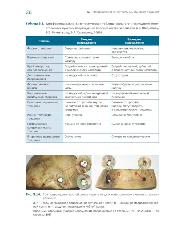 Судебно-медицинская экспертиза огнестрельной травмы. Учебное пособие