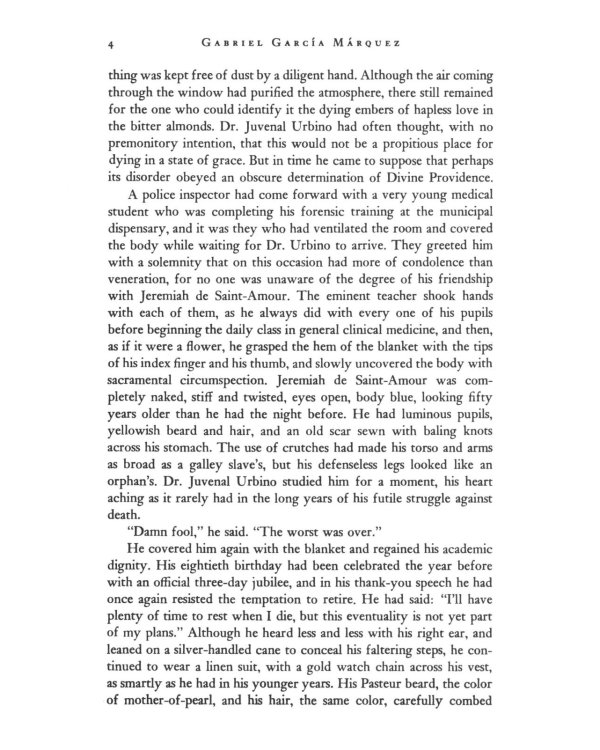 Love In The Time Of Cholera