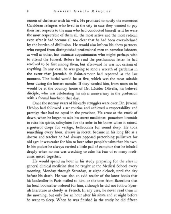 Love In The Time Of Cholera