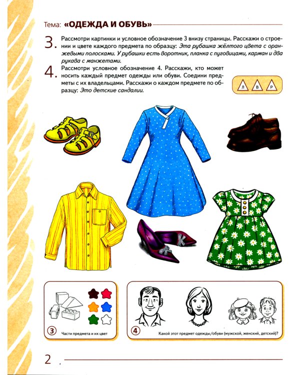 Развиваем связную речь у детей 4-5 лет с ОНР. Альбом 3. Мир человека. 2-е изд., испр