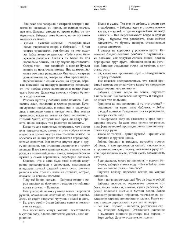 Журнал "Юность" № 3/2025