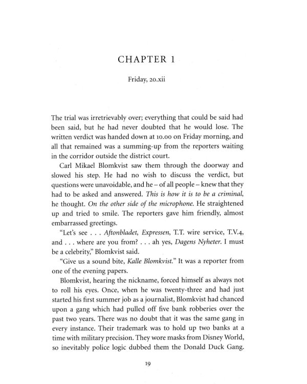 The Girl Who Takes an Eye for an Eye