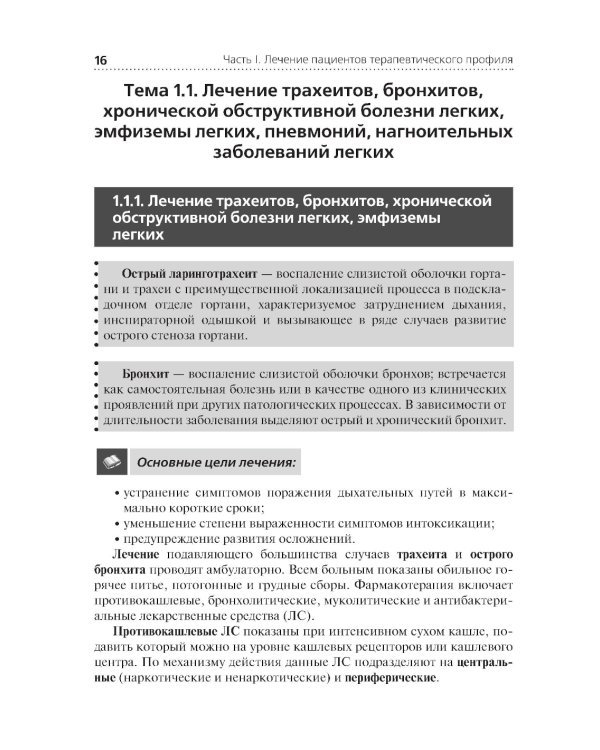 Лечение пациентов терапевтического профиля: Учебник