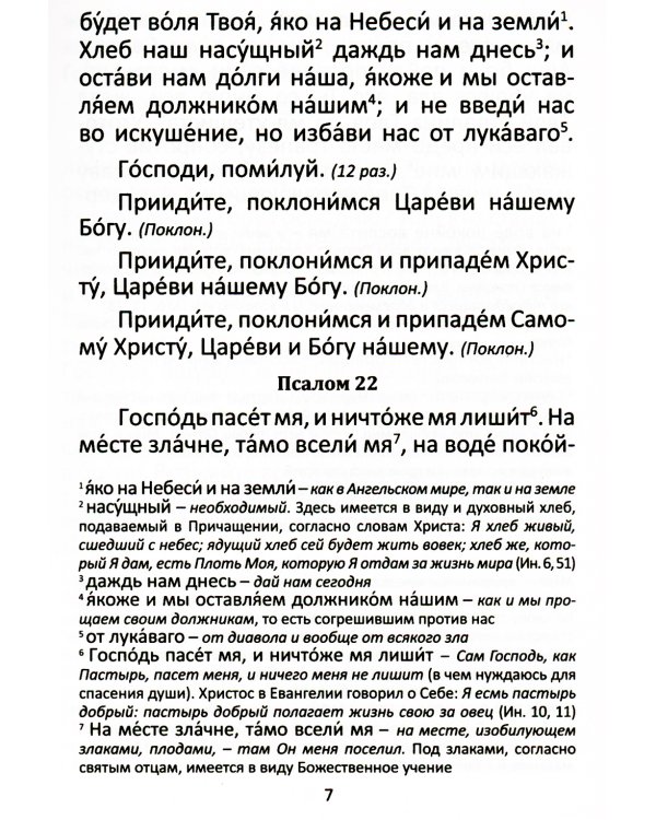 Последование ко Святому Причащению с пояснениями