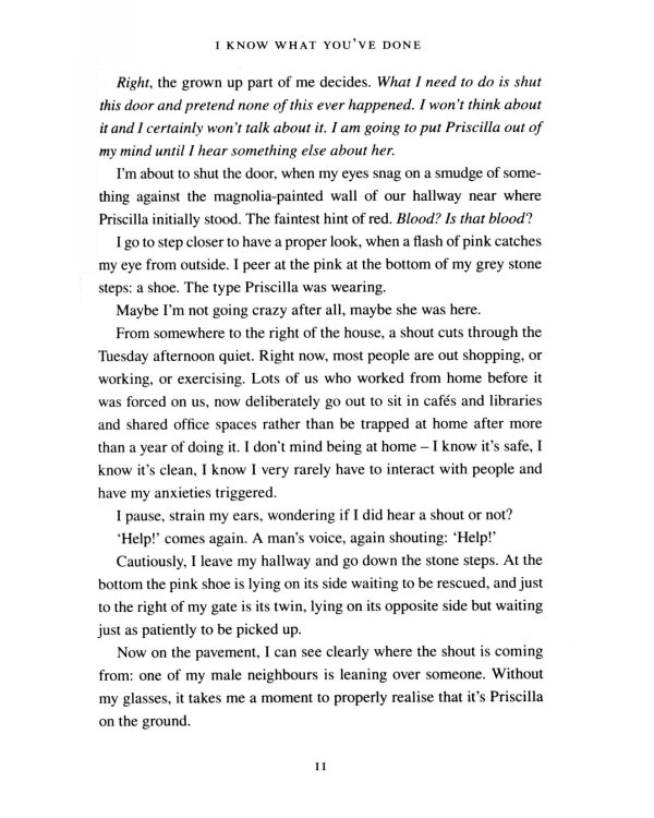 I Know What You've Done