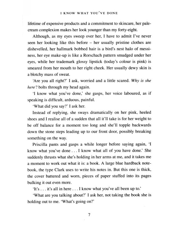 I Know What You've Done