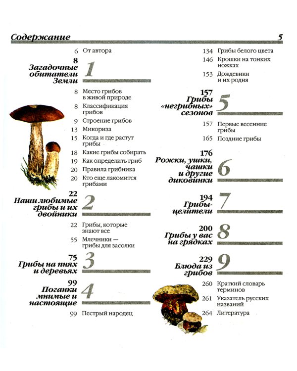 Грибы. 250 видов съедобных, ядовитых и лечебных грибов