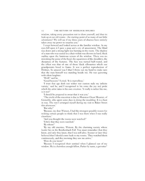 The Retum of Sherlock Holmes