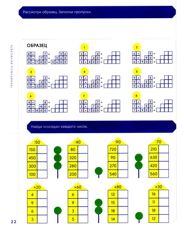 Математика. Тренажер для мозга. 2-4 кл