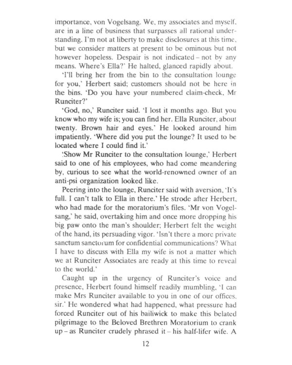 Ubik (S.F. Masterworks)