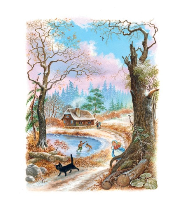 Синяя птица (ил. А. Басюбиной)