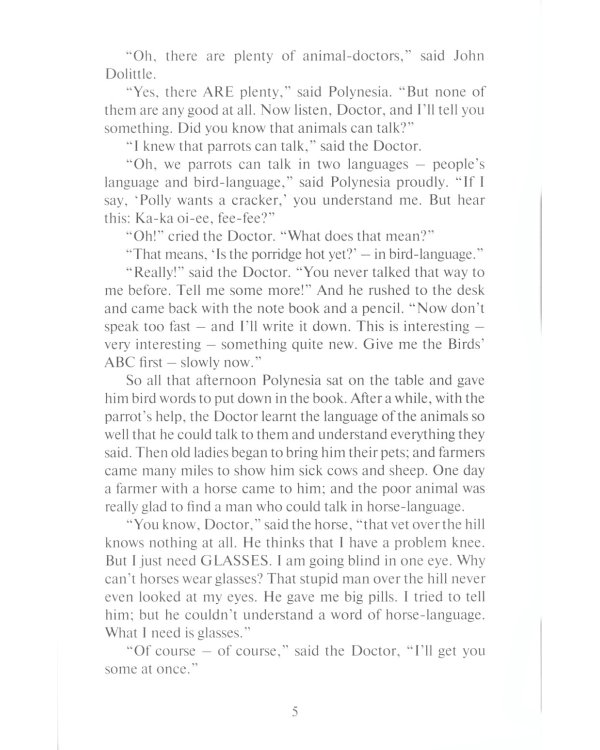 The Story of Dr. Dolittle = История доктора Дулиттла: книга для чтения на английском языке в 5 кл