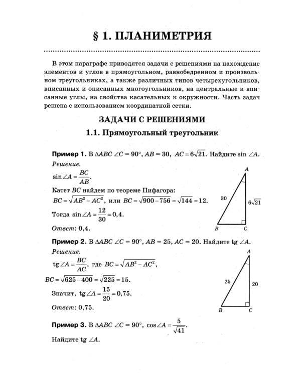 Математика. Подготовка к ЕГЭ. Планиметрия.Векторы. Стереометрия: разбор заданий: 10-11 кл: профильный уровень