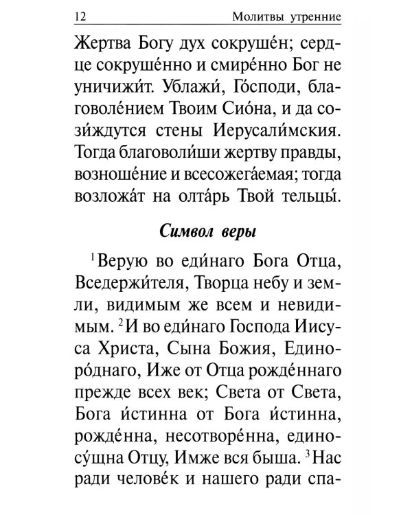 Православный молитвослов крупным шрифтом на каждый день и час с раздельными канонами