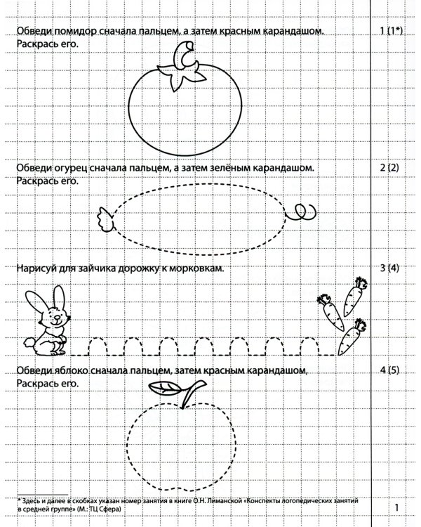 Я готовлюсь к письму: для детей 4-5 лет (комплект: прописи + конспекты логопедических занятий)