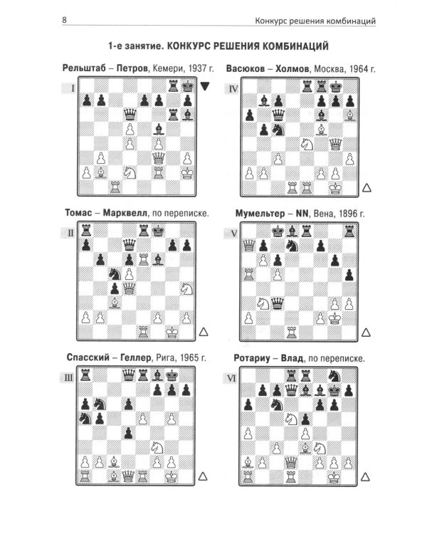 Программа подготовки шахматистов I разряда