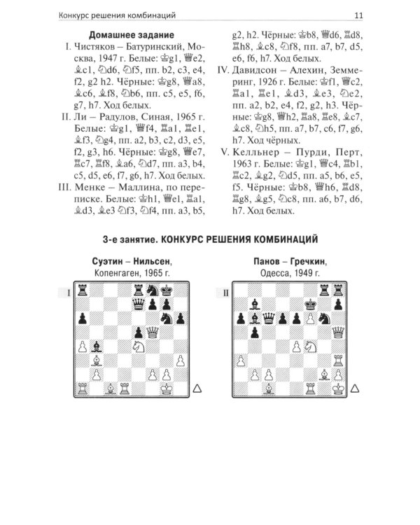 Программа подготовки шахматистов I разряда