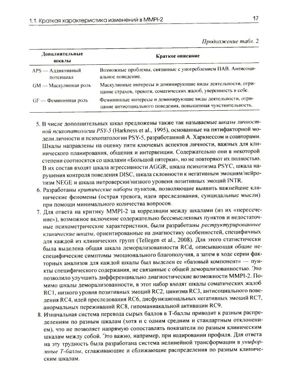 Апробация русскоязычной версии ММРI-2: диагностический потенциал и новые возможности