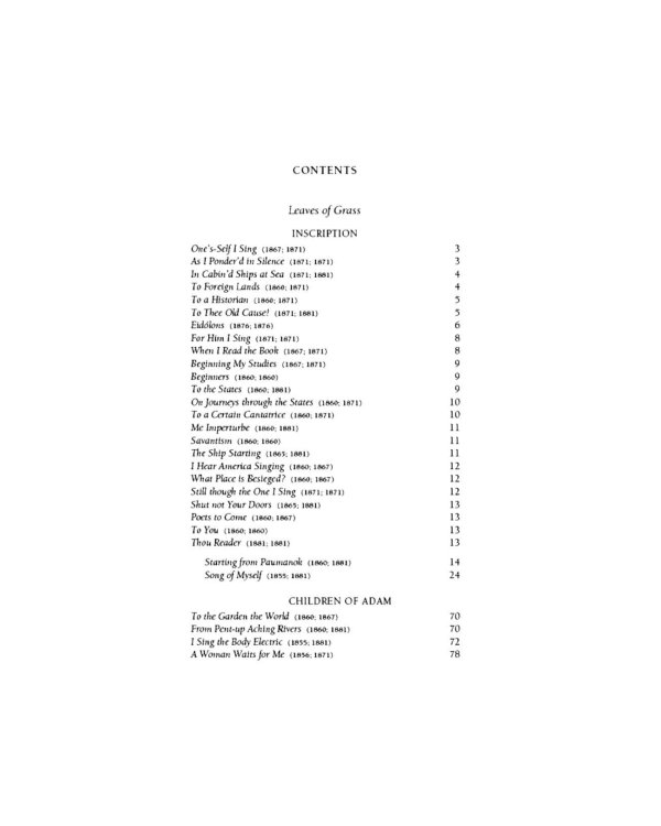 The Complete Poems of Walt Whitman