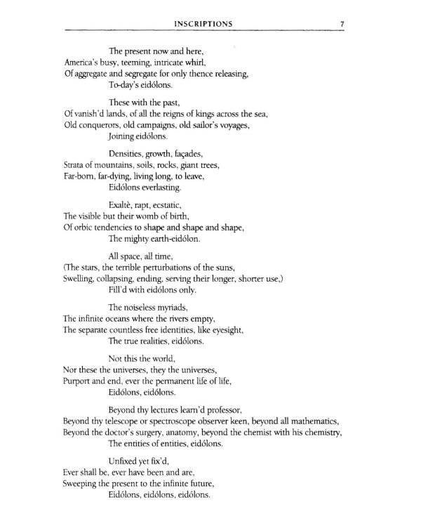 The Complete Poems of Walt Whitman