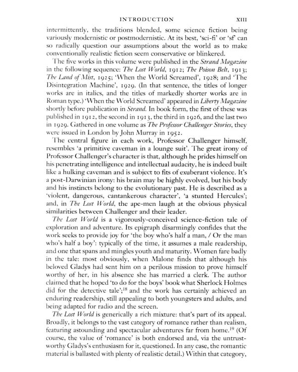 Lost World and Other Stories