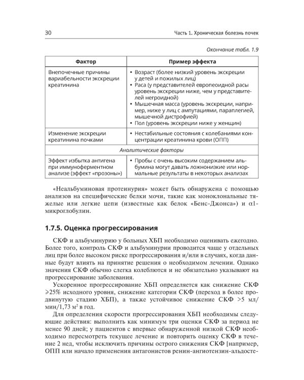 Хроническая болезнь почек. Диагностика и лечение