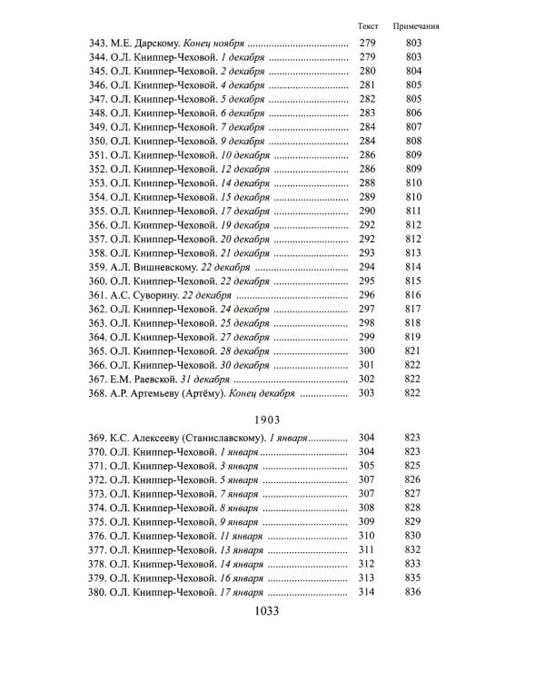 Письма мхатовцам. 1898-1904