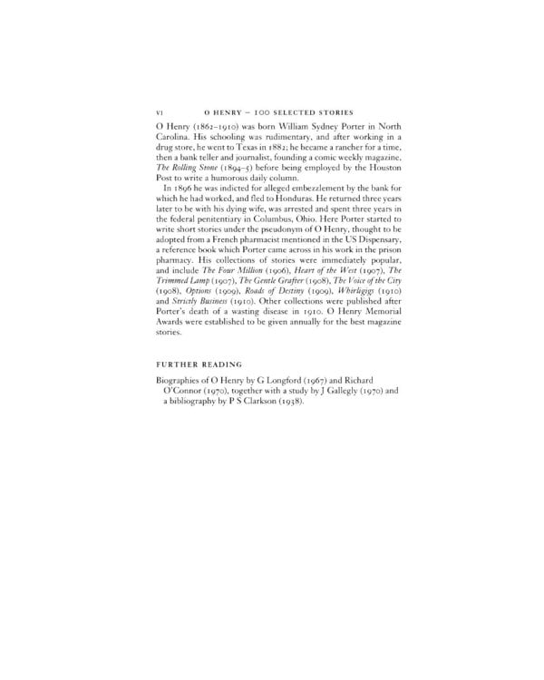 100 Selected Stories