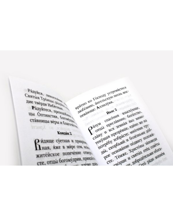 Акафист преподобным старцам Оптинским. С историей пустыни