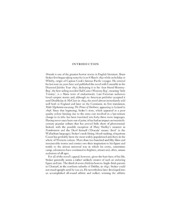 Dracula & Dracula`s Guest and Other Stories