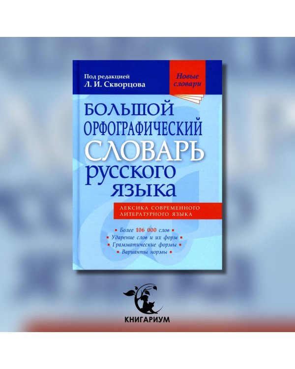 Большой орфографический словарь русского языка