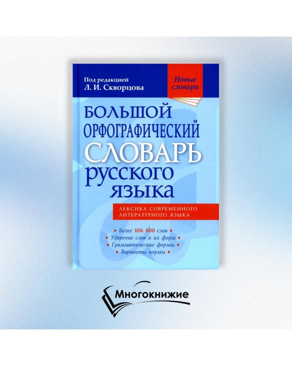 Большой орфографический словарь русского языка