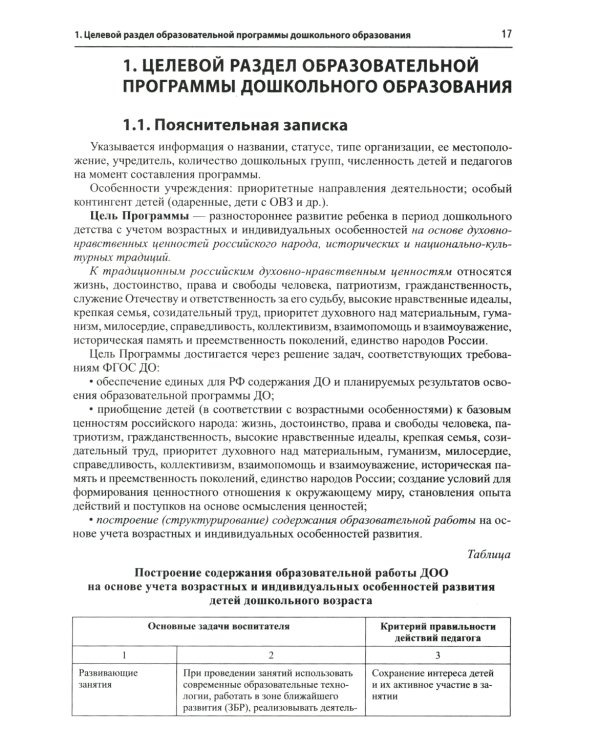 Проектирование образовательной программы ДОО в соответствии  ФГОС ДО и ФОП ДО