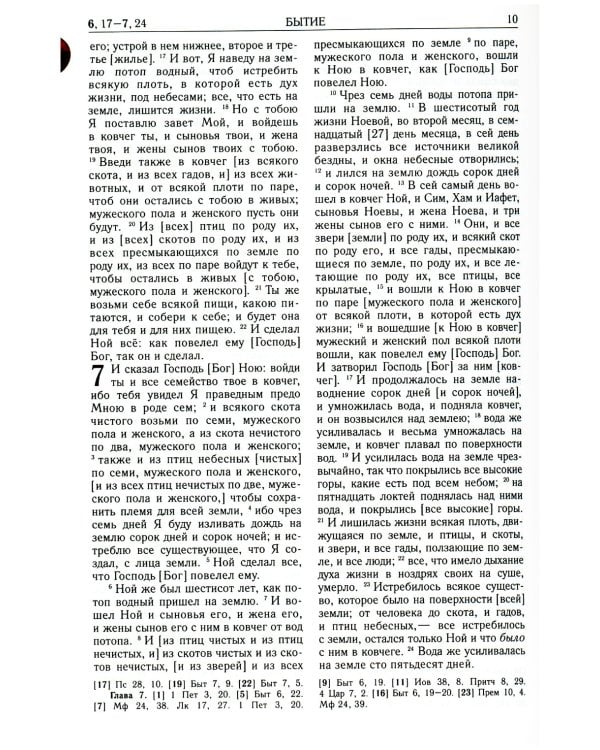 Библия. Книги Священного Писания Ветхого и Нового Завета (рециклированная кожа коричневая, молния, золот.обрез)