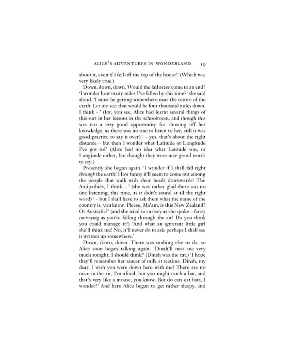 Alice in Wonderland and Through the Looking Glass