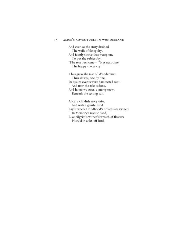 Alice in Wonderland and Through the Looking Glass