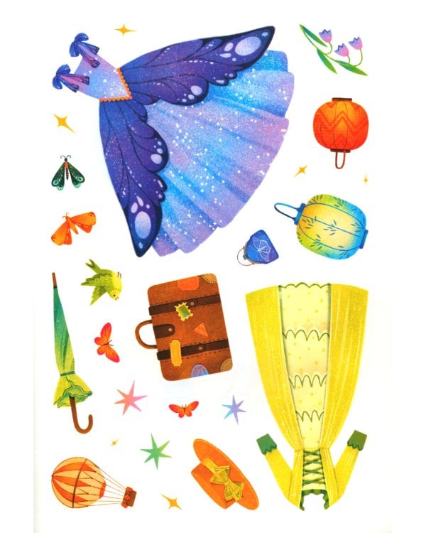 Принцессы: книжка с наклейками