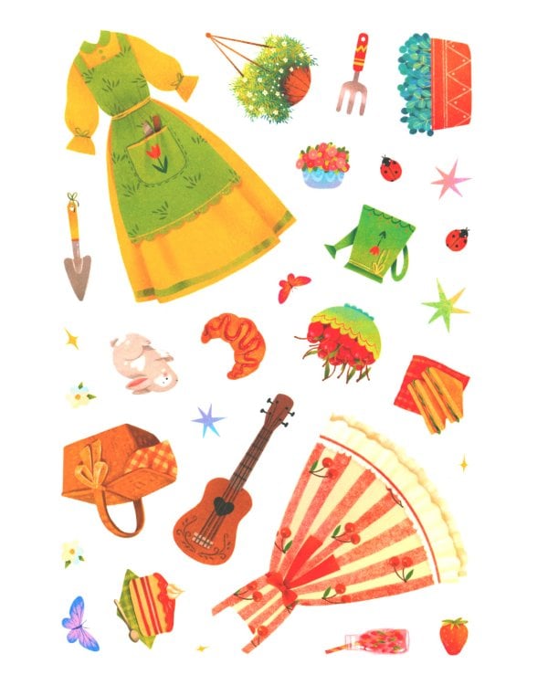 Принцессы: книжка с наклейками